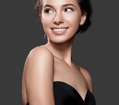 Woman with a smile makeover